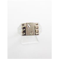 Anillo Damiata Gioielli Hombre in Oro blanco Zircone 568/5/102-D199 - 568/5/102-D199